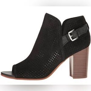 Sam Edelman Easton Perforated Booties Heels Open